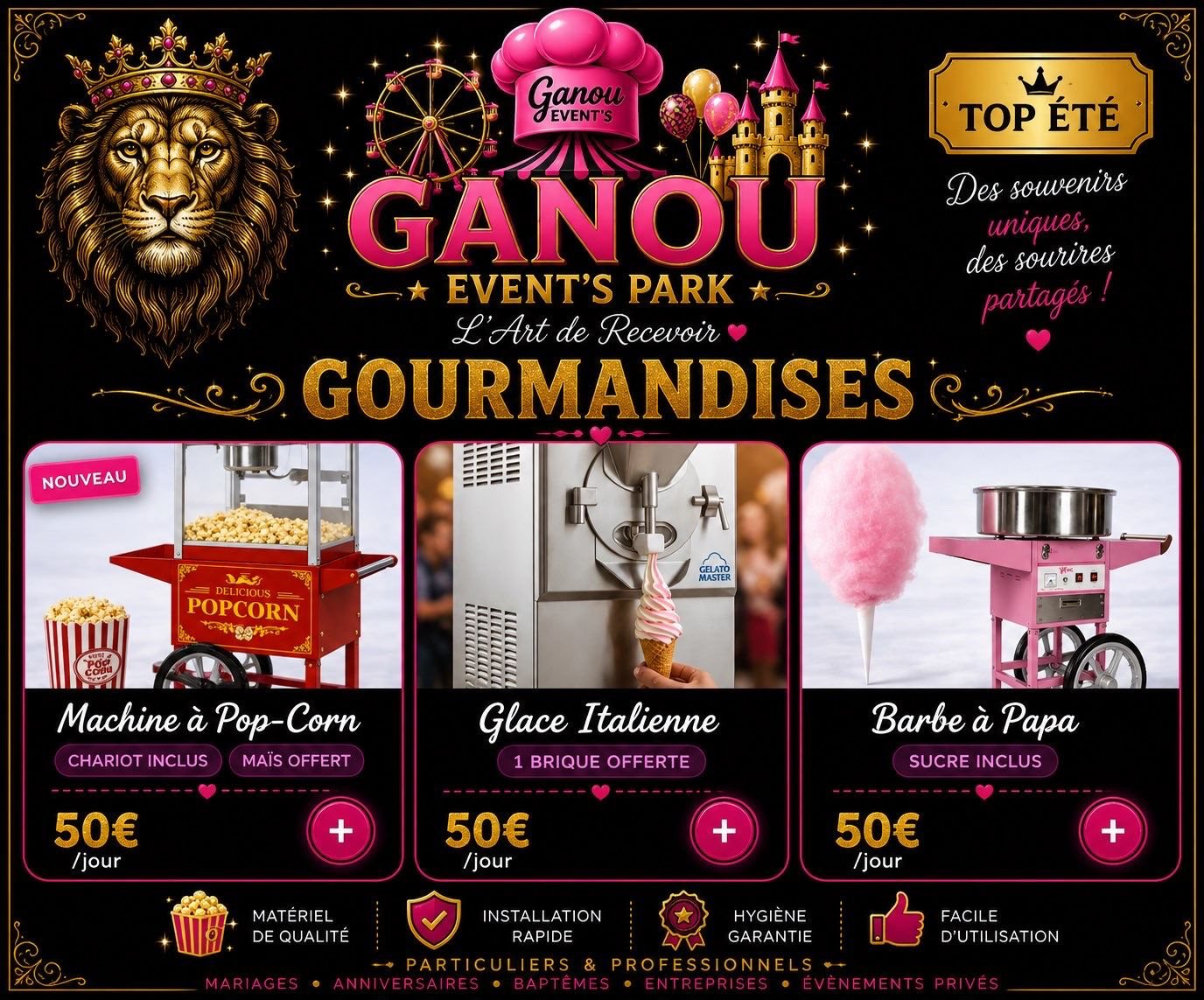 Catalogue Ganou Event's 25